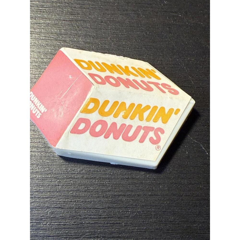 Vintage 1989 Dunkin Donuts Magnet Box Of Donuts  RARE